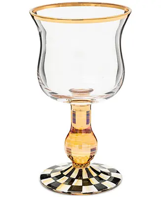 Courtly Check Wine Glass Limited Edition