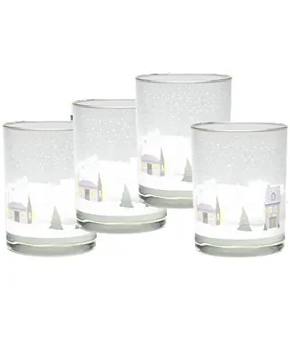 Place Order Double Old-Fashioned Glass, Set of 4