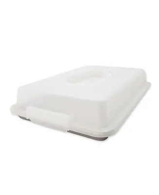 Non-Stick Aluminum 14" x 9" Jelly Roll Pan and Lid Set Big Sale