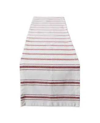 Zig Dobby Stripe Table Runner Shop Now