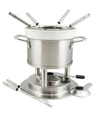Same Day Shipping Basel 11 Piece Stainless Steel Fondue Set