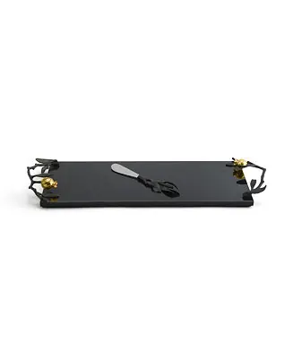 Luxury Pomegranate Small Cheeseboard with Knife 2 Piece Set