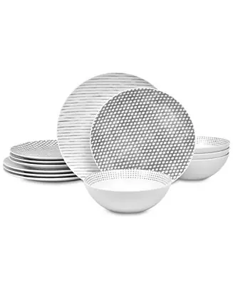 Special Discount HammockCoupe 12-Pc. Dinnerware Set, Service for 4