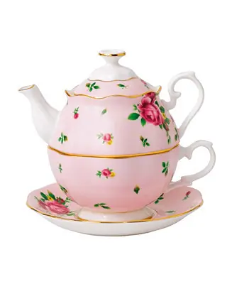 New Country Roses Tea Party Pink Tea For One Next Day Delivery