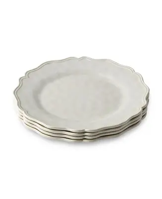 Same Day Shipping Isabella Crackle Melamine Dinner Plates, Set of 4