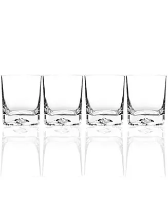 Glassware, Set of 4 On the Rocks Double Old-Fashioned Glasses Price Cut