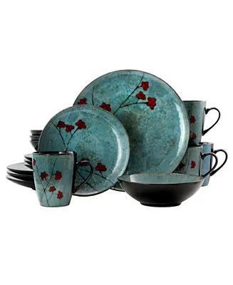 Big Sale Floral Accents 16 Pc. Dinnerware Set, Service for 4