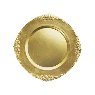Jay Import Gold Leaf Charger Get Yours