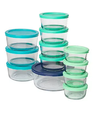 Shop Now 24-Piece Food Storage Set with SnugFit Lids