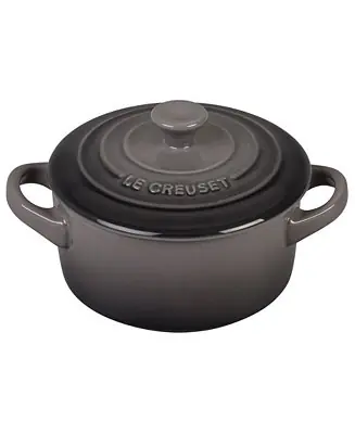 Stoneware 8 oz. Mini Round Cocotte with Lid Modern