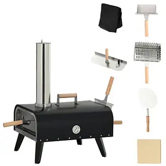 Outdoor Pizza Oven with Stone, 12" Wood Fi Pizza Maker Direct From Factory