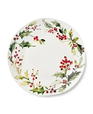 Holly Vines Round Platter Certified