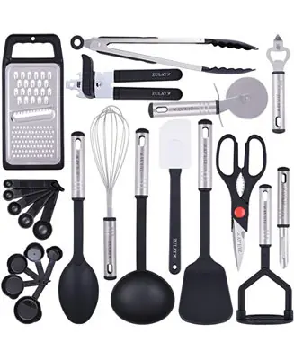 Brand New 23 Piece Nylon Kitchen Utensils Nylon & Stainless Steel Cooking Utensils Set
