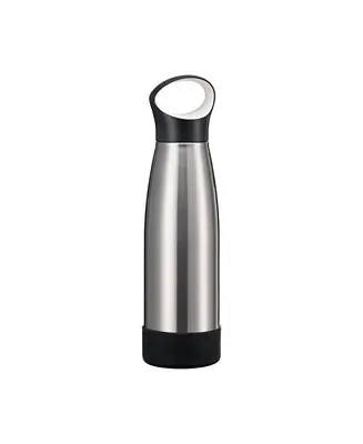 Final Sale Stainless Steel Vacuum Insulated Water Bottle with Silicone Base and Handle Lid