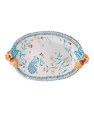 Gracie Platter with Handles Fan Favorite