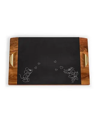Weekend Sale Disney's Mickey Minnie Mouse Covina Acacia and Slate Charcuterie Board