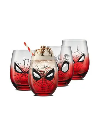 Spidey Sense Stemless Drinking Glasses, Set of 4 Limited Offer