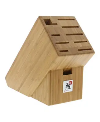 Professional Grade 10-slot Bamboo Knife Block