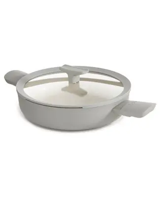 Warranty Included Balance Non-stick Ceramic Saute Pan 10.25", 3.1qt. With Glass Lid, Recycled Aluminum