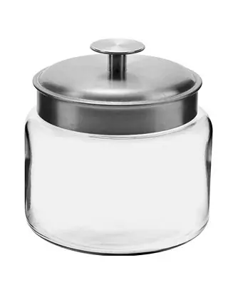 Affordable Glass 48-Oz. Metal-Lid Montana Jar