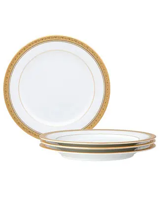 New Release Crestwood Gold Set of 4 Salad Plates, Service For 4