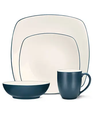 Same Day Shipping Colorwave Square Place Setting 4 Piece