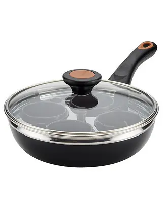 Instant Buy Glide Copper Ceramic 8" Nonstick Covered Egg Poacher