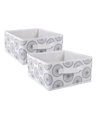 Buy Direct 2-Pc. Polyester Storage Bin Set