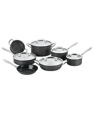 Final Sale GreenGourmet™ Hard Anodized 12-Pc. Cookware Set