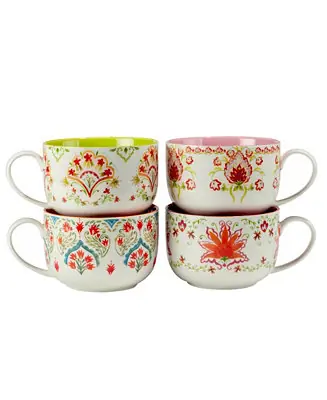 Francesca Jumbo Cups, Set of 4 Hot Picks