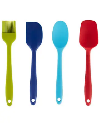 Silicone Coated Steel 4 Piece 10" Ela Series Silicone Mini Silicone Tool Set Fast Shipping