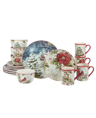 Instant Buy Silent Night 16 Piece Dinnerware Set