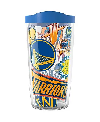 Professional Grade Golden State Warriors 16 Oz Allover Classic Tumbler