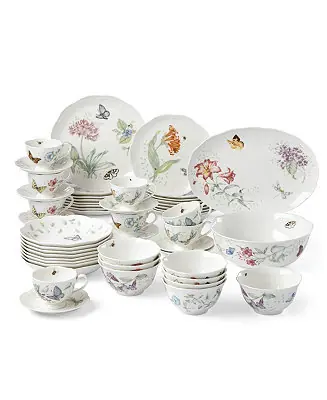 Butterfly Meadow 50 Pc. Dinnerware Set, Service for 8 Cheap