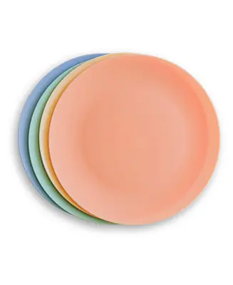 Viral Essential Polypropylene Dinner Plate Assorted 4 Pack