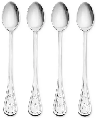 Free Delivery Palm Breeze Iced Beverage Spoons, Set of 4