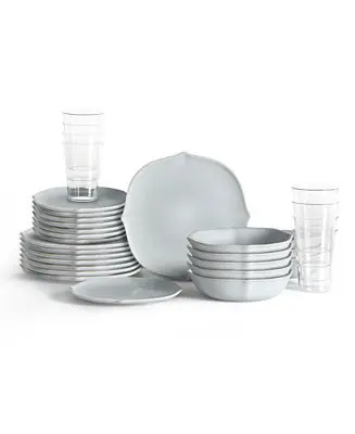 Baskerville 32 Pc. Dinnerware & Glassware Set, Service for 8 Limited Edition