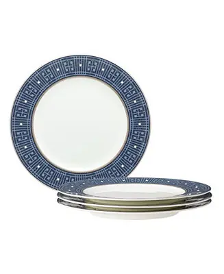 Infinity Blue 4 Piece Salad Plate Set, Service for 4 Hot Deal