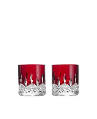 Mega Sale Lismore Red Tumbler, Set of 2