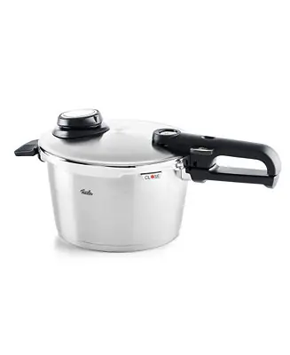 Vitavit Premium Stainless Steel 6.3 Quart Pressure Cooker with Steamer Insert Seasonal Sale
