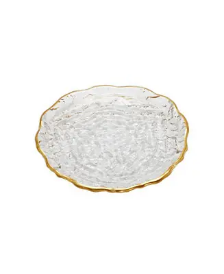 Last Chance Glass Dessert Plates, Set of 4