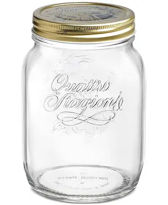 Best Price Quattro Stagioni 128-Oz. Wide-Mouth Jar, Set of 6