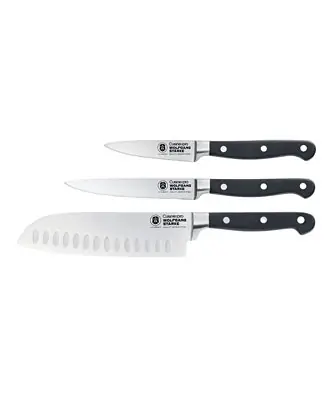 Professional Grade Wolfgang Starke Kitchen Starter Knife Set, 3 Piece