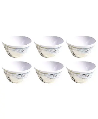 By The Shore 5.9" Cereal Bowls 28 oz, Set of 6, Service for 6 Sale