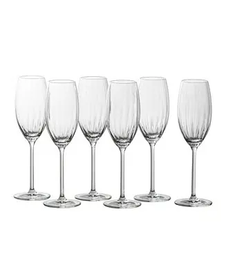 Factory Price Prizma Champagne Flutes, Set of 6