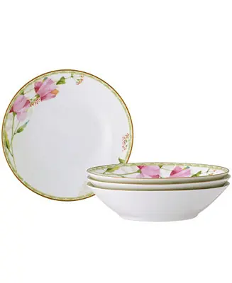 Poppy Place Set of 4 Soup Bowls, 7.50", 12 oz. Genuine