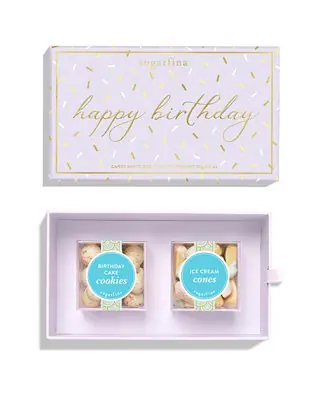 Free Returns Happy Birthday Candy Bento Box, 2 Piece