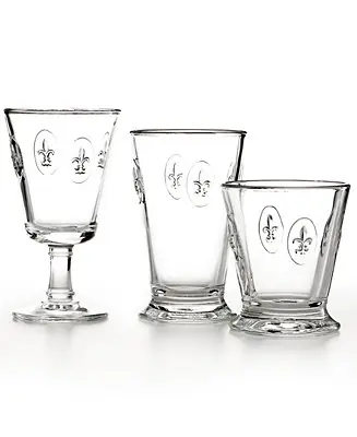 Viral Glassware, Fleur De Lys Collection
