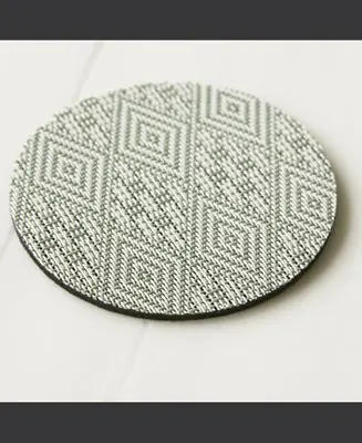 Shop Now Martha Stewart Boxwood Set of 4 Round Coasters