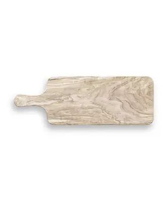 Melamine Faux Real Desert Wood Paddle Serving Tray Professional Grade